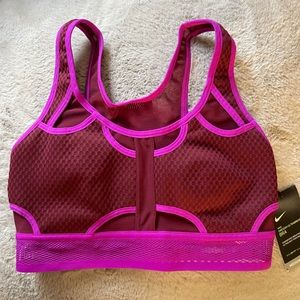 Nike purple sports bra NWT